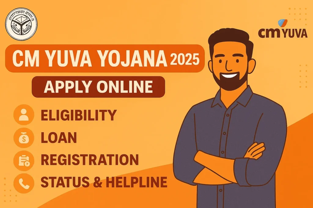 CM Yuva Yojana 2025 Apply Online – Eligibility criteria, interest-free loan details, registration process, status check and helpline information on msme.cmyuva.org.in portal